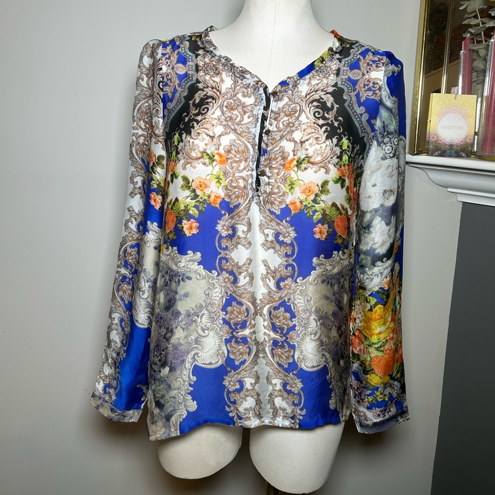 “Versace Print” Longsleeve Top
